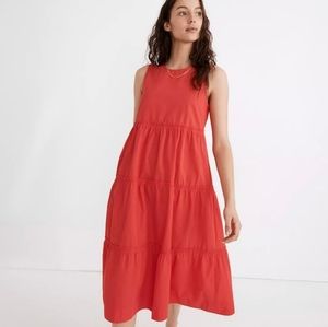 Madewell cattail tiered dress